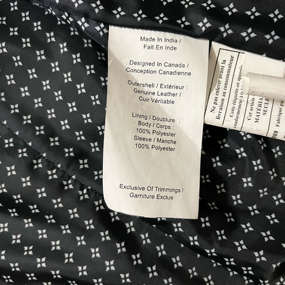 🔥Danier Genuine Lamb Leather Moto Jacket - Picture 8 of 11